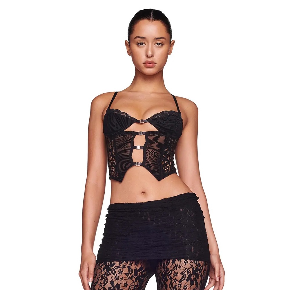 Brand New I.AM.GIA Elena Top in Black - Size Small